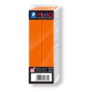 Fimo 8041-4 Полимерная глина "Professional" оранжевая
