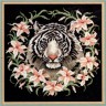 Набор для вышивания Dimensions 02369 White Tiger in Lilies (made in USA)