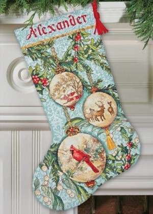 Dimensions 70-08854 Enchanted Ornament Stocking