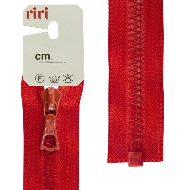 Riri 5753720/55/2407 Молния тракторная, разъемная, 6 мм, 55 cм, красный