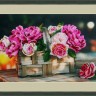 Набор для вышивания Galla Collection Л333 Розы в корзинке