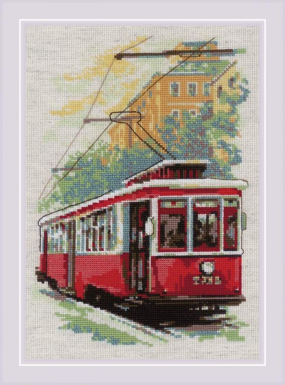 Набор для вышивания Риолис 2106 Старый трамвай