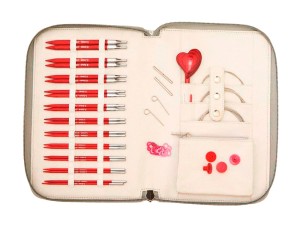KnitPro 20698 Эксклюзивный подарочный набор съемных спиц "Amore", длина 13 см
