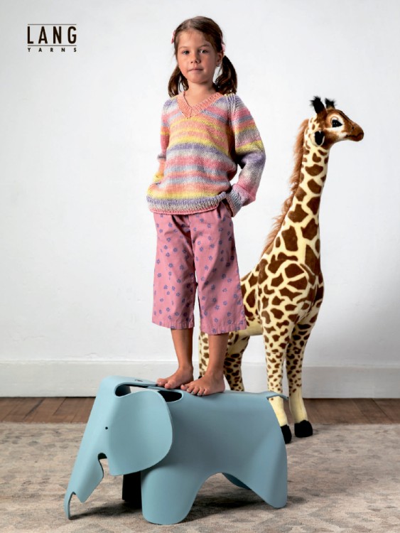 Lang Yarns 2553.0004 Журнал "PUNTO 53 KINDER MERINO 120 DEGRADE"