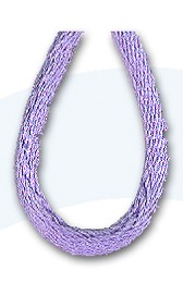 SAFISA P00462-2мм-08 Шнур атласный мини-рулон, 4.5 м, ширина 2 мм, цвет 08 - лиловый