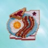 Набор для вышивания Mill Hill MH182314 Bacon & Eggs (Яичница с беконом)