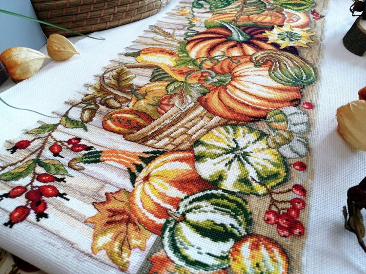 Набор для вышивания Марья Искусница 11.002.13 Время тыкв Набор для вышивания Марья Искусница 11.002.13 Время тыкв