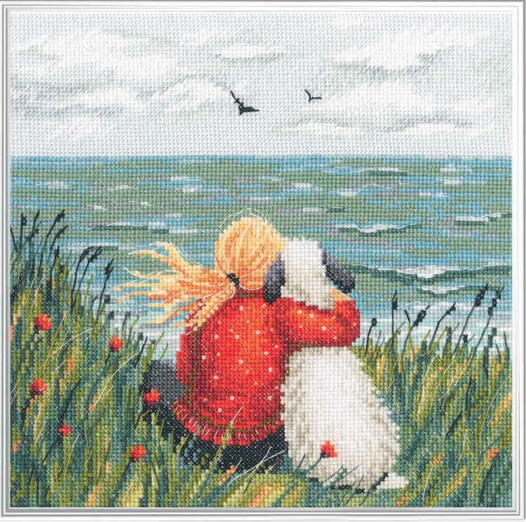 Набор для вышивания РТО MX1103 Русый ветер и белая верность