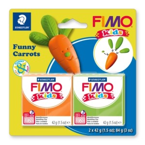 Fimo 8035 14 Набор полимерной глины kids kit детский набор “Веселые морковки”