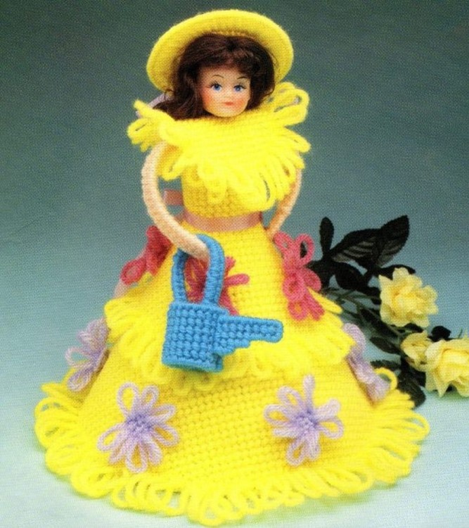 Набор для вышивания Needlecraft Ala Mode S92-807 Miss Springtime Doll (Кукла Мисс Весна)