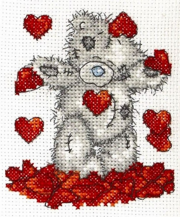 Набор для вышивания Anchor TT10 Shower Of Hearts (Душ из сердец)