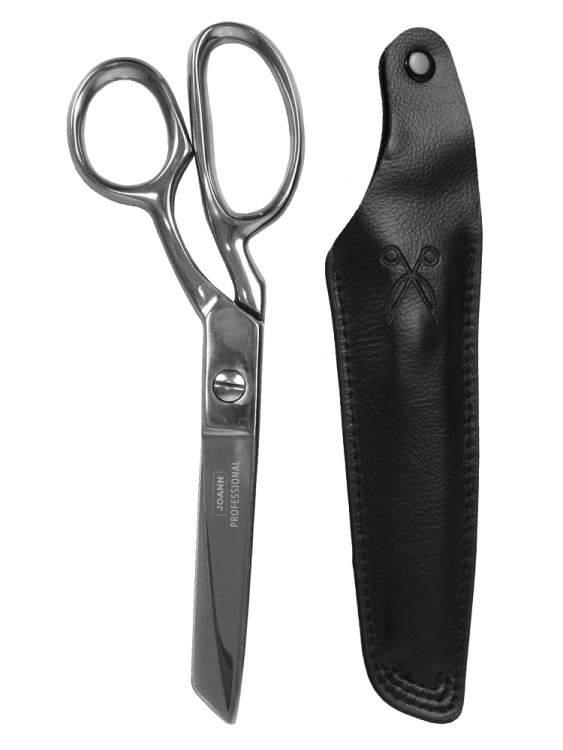 Hemline +J009.20459392 Ножницы для шитья и хобби, цельнометаллические, c микрозубцами, 20 см