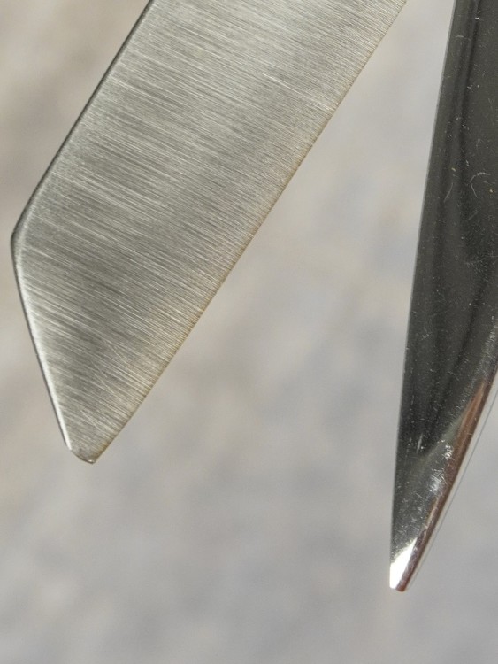 Hemline +J009.20459392 Ножницы для шитья и хобби, цельнометаллические, c микрозубцами, 20 см