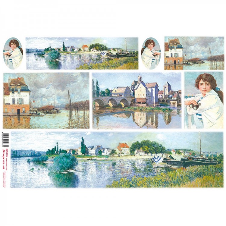 Stamperia DFS135 Бумага рисовая