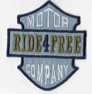 HKM 33833/1SB Термоаппликация "Ride 4 Free"