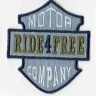HKM 33833/1SB Термоаппликация "Ride 4 Free"