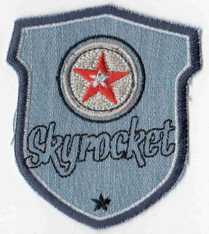 HKM 33638/1SB Термоаппликация "Эмблема Skyrocket"