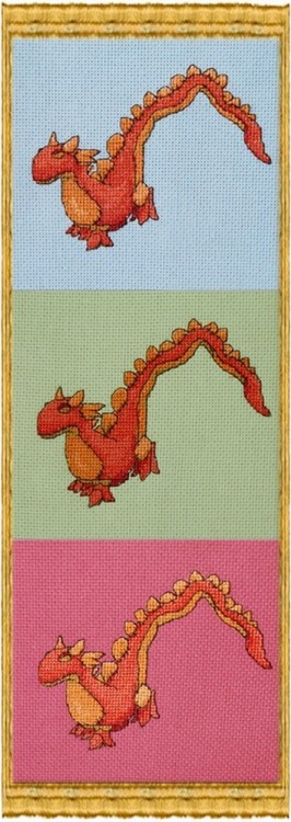 Набор для вышивания Nimue 125-B006 K 3 Dragons (Три дракона)