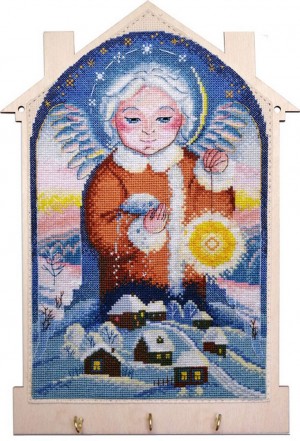Марья Искусница 22.002.11 Ключница "Снежный ангел"