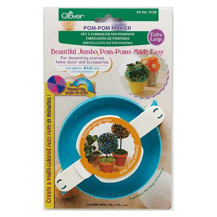 Clover 3128 Приспособление для изготовления помпонов (сверхкрупное)