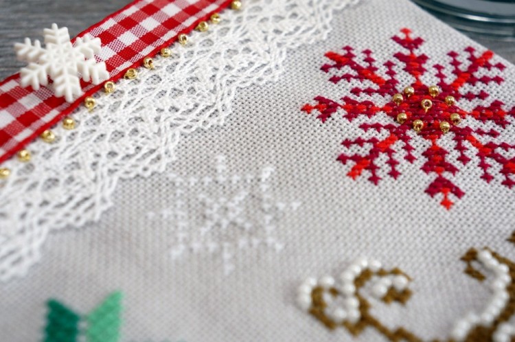 Марья Искусница 21.003.11 Вымпел "Зимнее новогоднее"