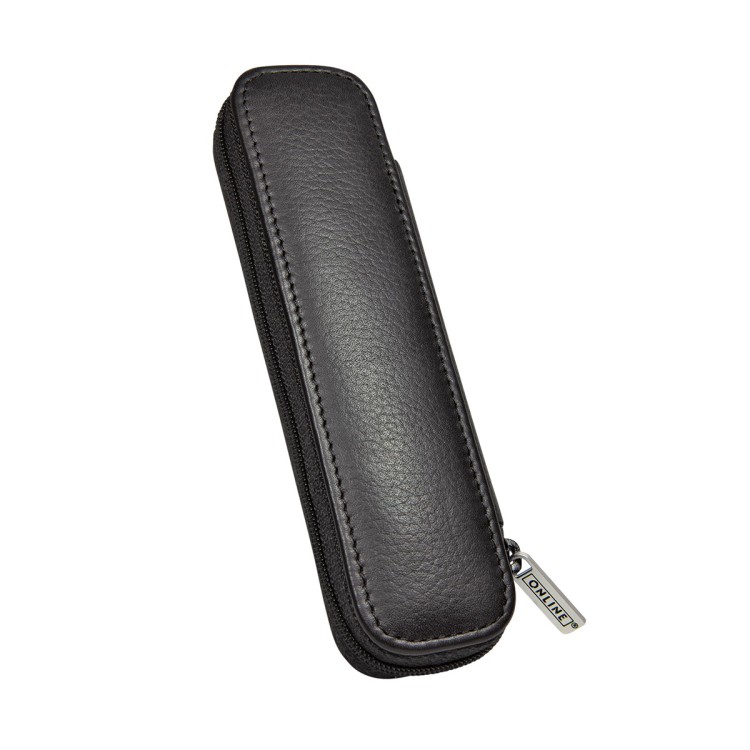 Online 90686 Пенал для ручек "Leather Case" на молнии