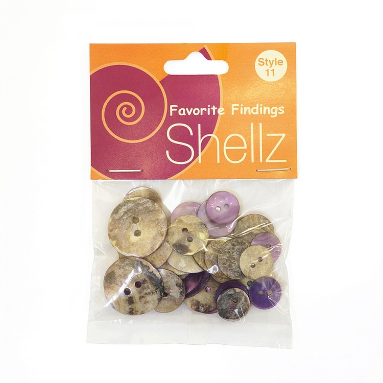 Blumenthal Lansing 1850 00011 Пуговицы "Shellz" Agoya Purple