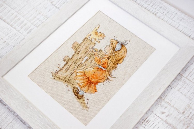 Набор для вышивания Luca-S B1106 С Котенком