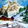 Collection D'Art 11561 Ткань с рисунком для вышивания