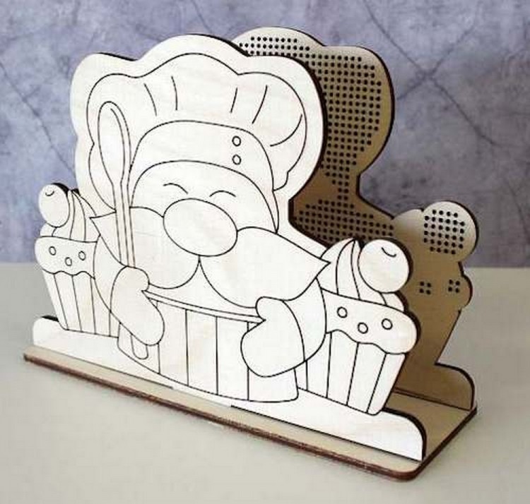 Набор для вышивания Щепка О-014 Салфетница «Гном»