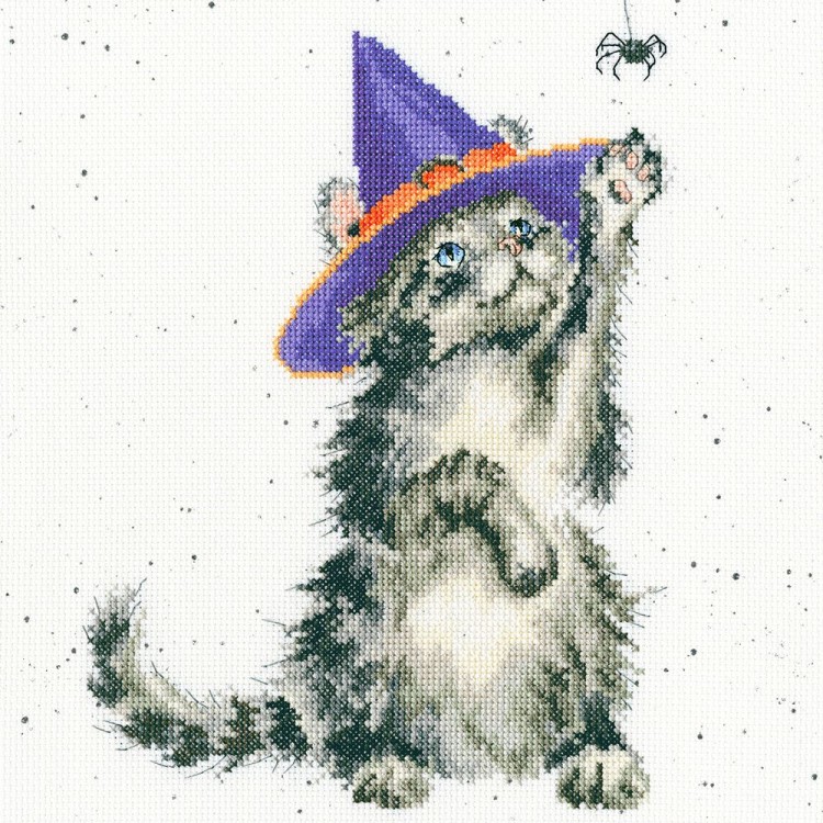 Набор для вышивания Bothy Threads XHD105 The Witch's Cat (Кот Ведьмы)