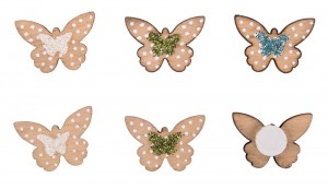 Rayher 46474000 Набор декоративных элементов "Маленькие бабочки"
