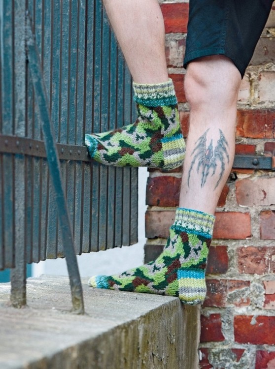 Энциклопедия мужских носков. Вяжем спицами. Более 20 моделей