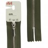 Riri 8301130/18/2827 Молния металлическая, неразъемная, 3 мм, 18 см, хаки
