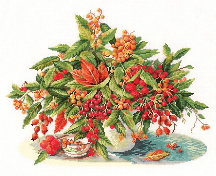 Набор для вышивания Eva Rosenstand 14-261 Golden Berries - Рябина