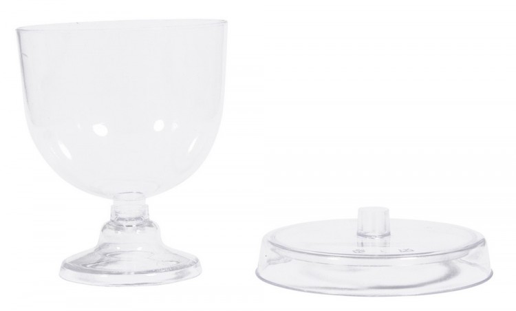 Rayher 39498000 Клош с подставкой на ножке для декоративных композиций