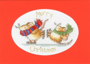 Bothy Threads XMAS63 Mice On Ice (Мыши на льду)