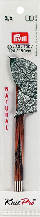 Prym Спицы съемные "NATURAL" для длины лески 60-150 см