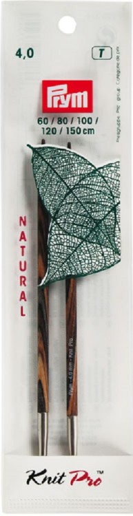 Prym Спицы съемные "NATURAL" для длины лески 60-150 см