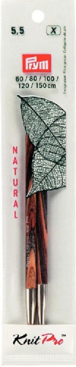 Prym Спицы съемные "NATURAL" для длины лески 60-150 см
