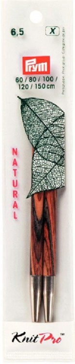 Prym Спицы съемные "NATURAL" для длины лески 60-150 см