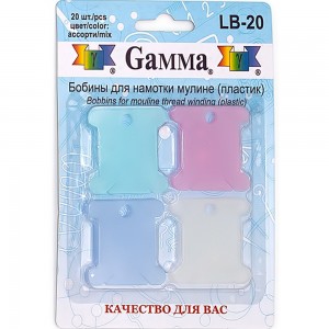 Gamma LB-20 Бобины для мулине пластиковые