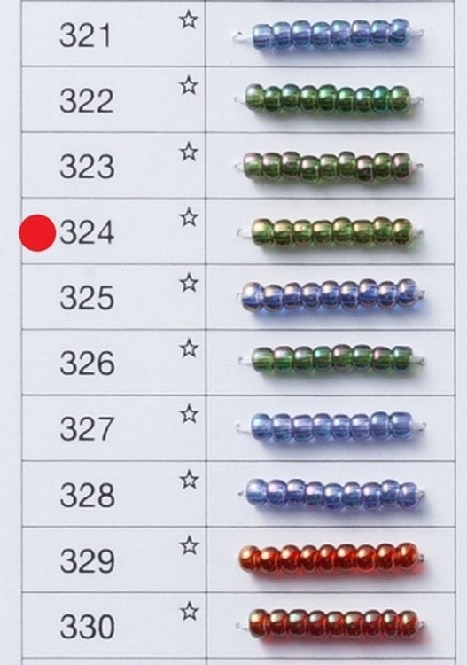 TOHO бисер Bugle 9 мм 15/0 цвет 0324