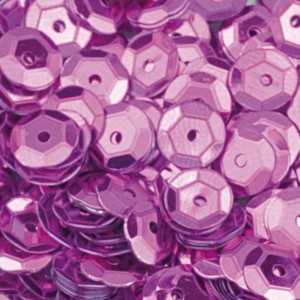 Efco 1026835 Пайетки круглые "Чашечки", 4000 шт, 40 г, розовые