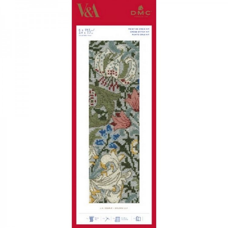 Набор для вышивания DMC BL1173 J.N. Dearle - Golgen Lily (Дж.Н. Дирл - Лилия Голген)