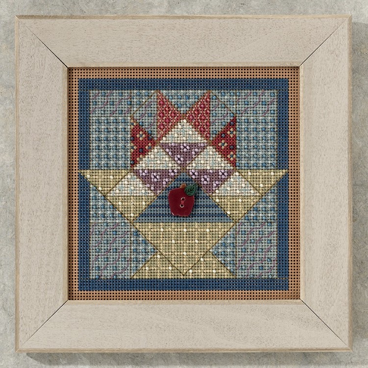 Набор для вышивания Mill Hill MH142202 Fruit Basket Quilt (Фруктовое одеяло)