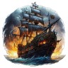 Белоснежка 6322-WP Пиратский корабль L