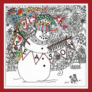 Design Works 4032 Рождественский снеговик