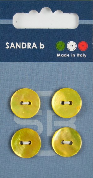 Sandra CARD037 Пуговицы, желтый