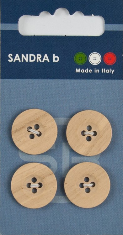 Sandra CARD237 Пуговицы, деревянный